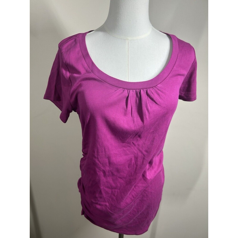 Pea in the Pod Maternity Pullover Small Rasberry Sretch NEW 148